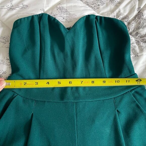 Express strapless jumpsuit in green size 0 - Picture 12 of 12